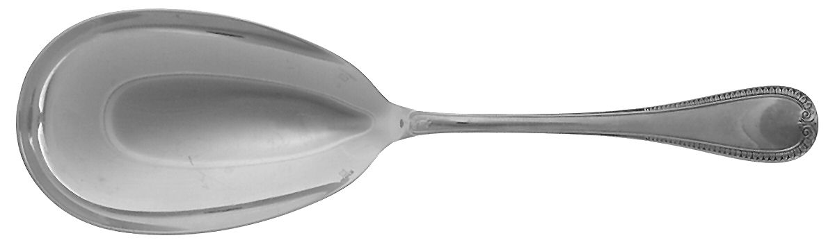 Malmaison (Silverplate, 1967) Solid Rice/Potato Spoon by Christofle France-1