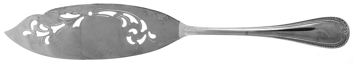 Malmaison (Silverplate, 1967) Large Solid Fish Serving Knife by Christofle France-1