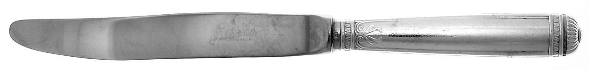 Malmaison (Silverplate, 1967) Hollow Modern Knife by Christofle France-1
