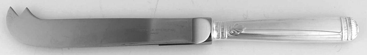 Malmaison (Sterling) Cheese Knife with Stainless Blade by Christofle France-1