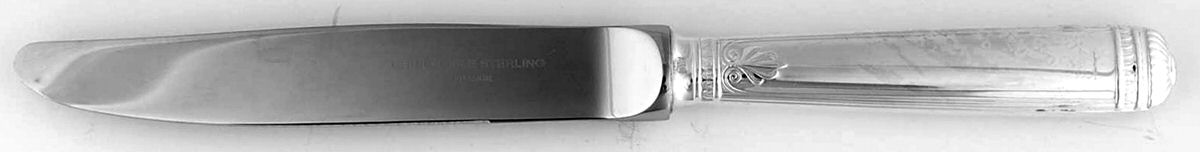 Malmaison (Sterling) Dessert Knife with Stainless Blade by Christofle France-1