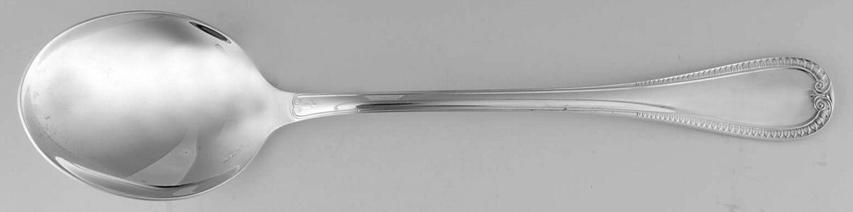 Malmaison (Sterling) Solid Salad Serving Spoon by Christofle France-1