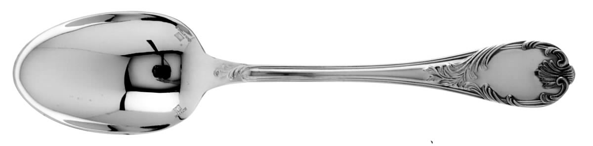 Marly (Silverplate, Satin Handle) Place/Oval Soup Spoon by Christofle France-1