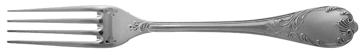 Marly (Silverplate, Satin Handle) Dessert Fork by Christofle France-1