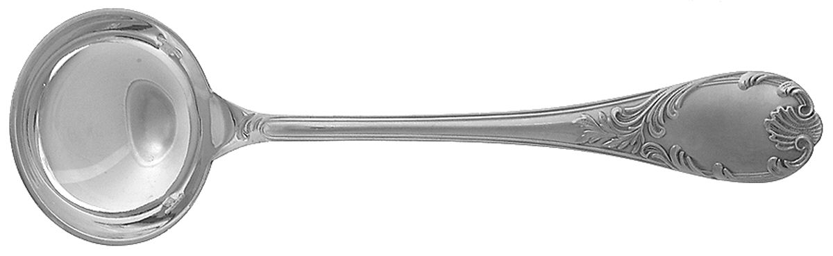 Marly (Silverplate, Satin Handle) Solid Sugar Serving Ladle by Christofle France-1