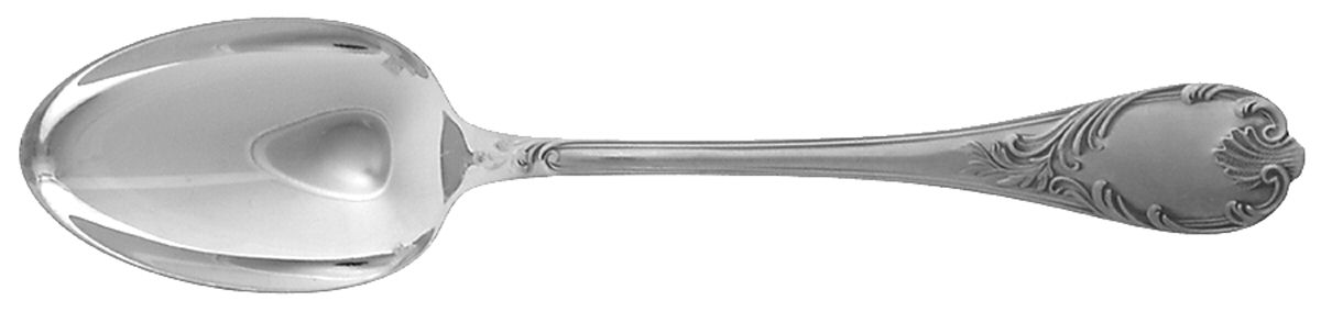 Marly (Silverplate, Satin Handle) Tablespoon (Serving Spoon) by Christofle France-1