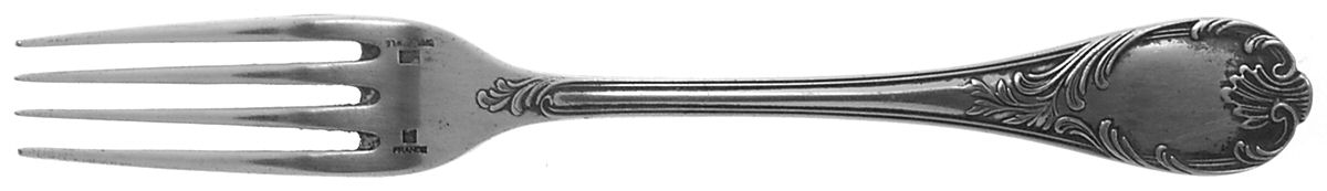 Marly (Silverplate, Satin Handle) Fork by Christofle France-1