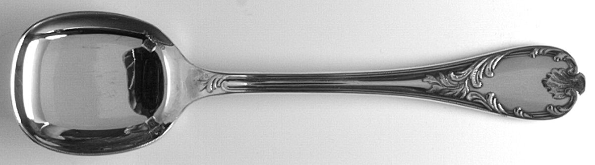 Marly (Silverplate, Satin Handle) Ice Cream Spoon Individual by Christofle France-1