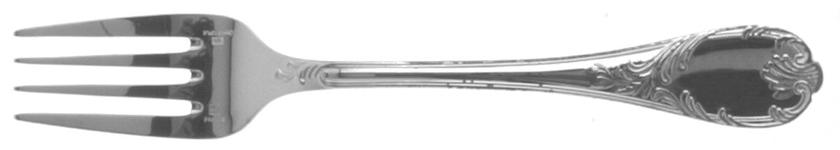 Marly (Silverplate, Satin Handle) Individual Salad Fork by Christofle France-1