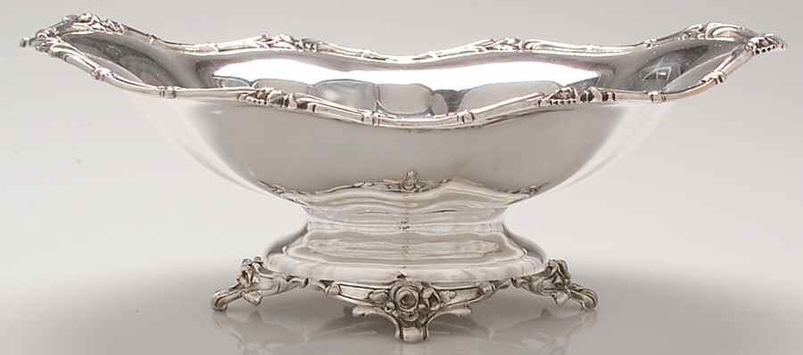 Silverplate Hollowware Oval Footed Centerpiece by Christofle France-1