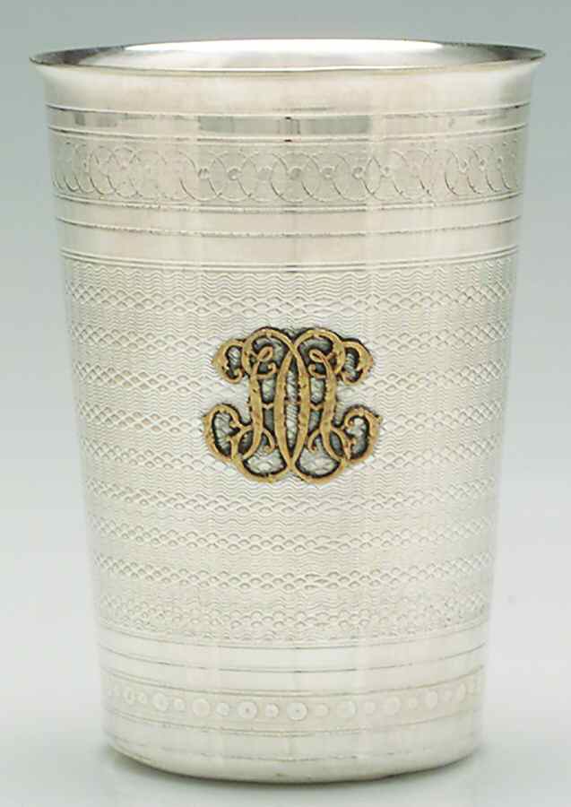 Silverplate Hollowware Silverplate Tumbler by Christofle France-1
