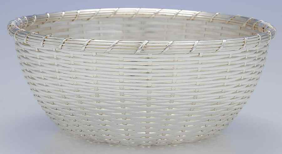 Silverplate Hollowware 8" Fruit Serving Bowl by Christofle France-1