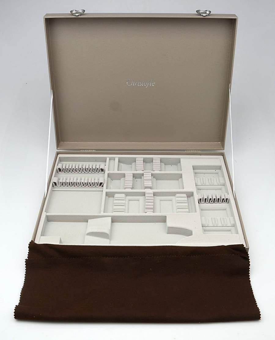Silverplate Hollowware Flatware Chest-New/No Drawer by Christofle France-1