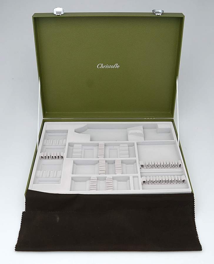 Silverplate Hollowware Flatware Chest-New/No Drawer by Christofle France-1
