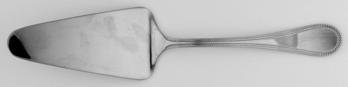 Mimosa (Stainless, Glossy) All Stainless Pie Server by Christofle France-1