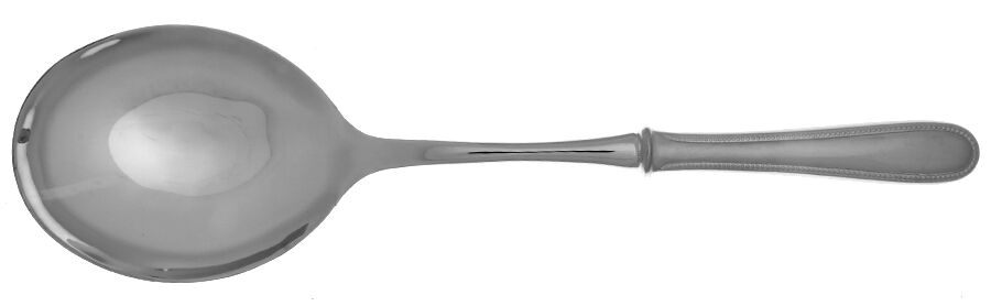 Mimosa (Stainless, Satin) Casserole Spoon with Smooth Stainless Bowl HC by Christofle France-1