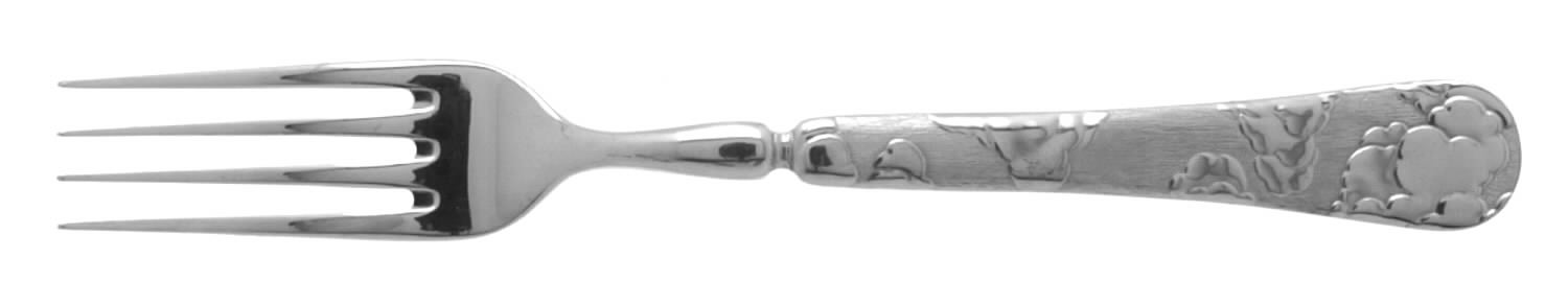 Nuage (Stainless) Fork by Christofle France-1