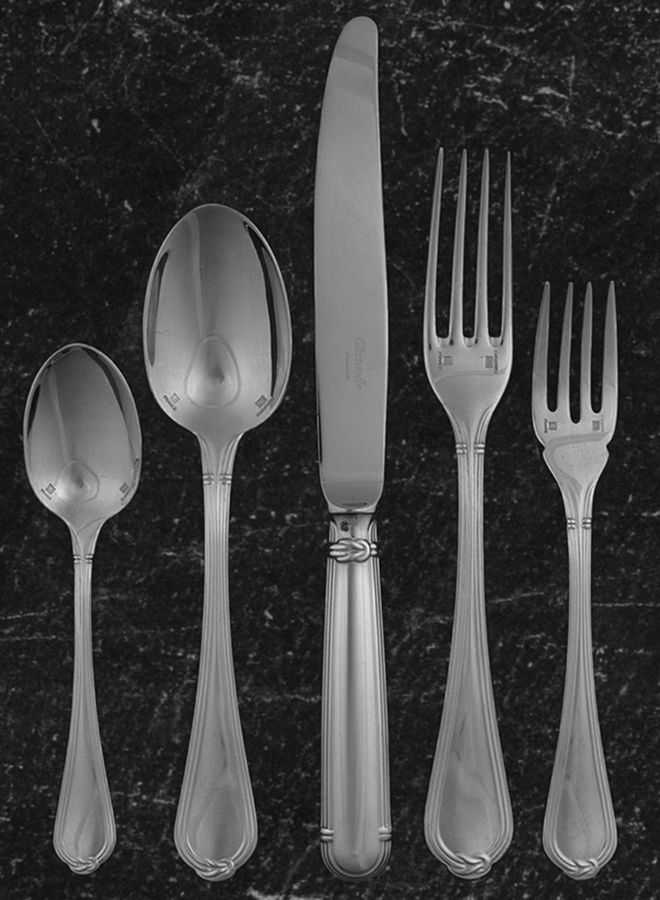 Oceana (Silverplate) 5 Piece Place Setting by Christofle France-1