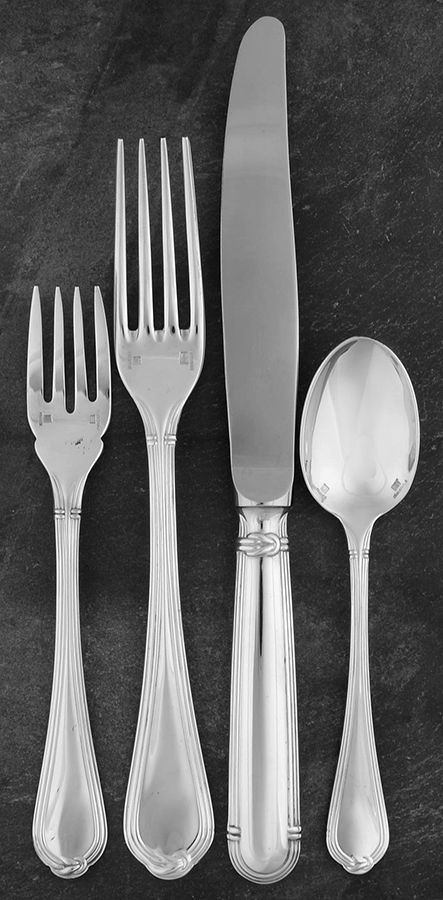 Oceana (Silverplate) 4 Piece Place Setting by Christofle France-1
