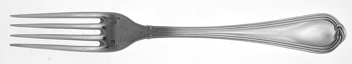 Oceana (Silverplate) Fork by Christofle France-1