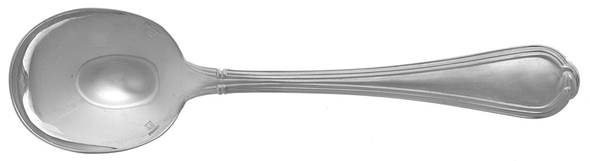 Oceana (Silverplate) Round Bowl Soup Spoon (Cream Soup) by Christofle France-1