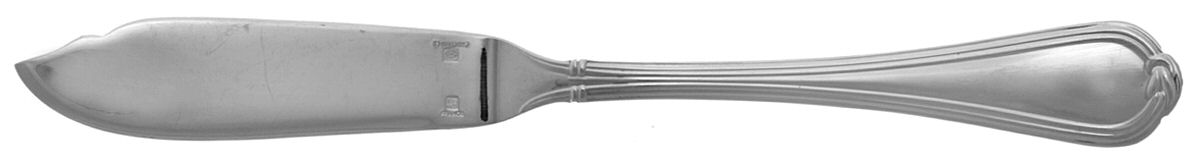 Oceana (Silverplate) Individual Solid Fish Knife by Christofle France-1