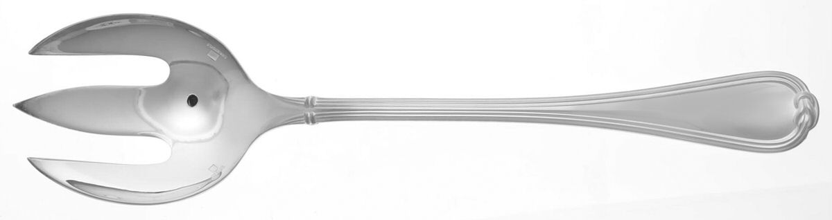 Oceana (Silverplate) Solid Salad Serving Fork by Christofle France-1