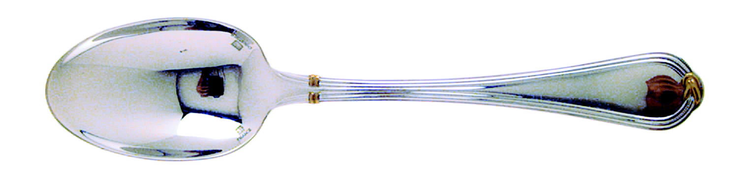 Oceana Gold (Silverplate) Place/Oval Soup Spoon by Christofle France-1