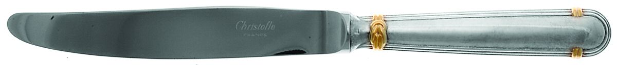 Oceana Gold (Silverplate) Hollow Modern Knife by Christofle France-1