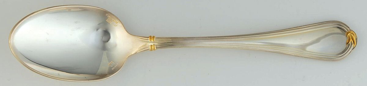 Oceana Gold (Silverplate) Teaspoon by Christofle France-1