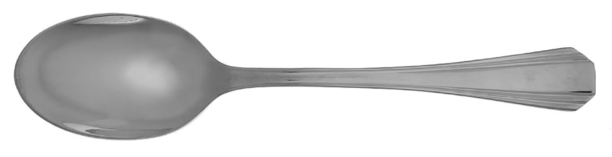 Palme (Stainless, Glossy) Dessert/Oval Soup Spoon by Christofle France-1