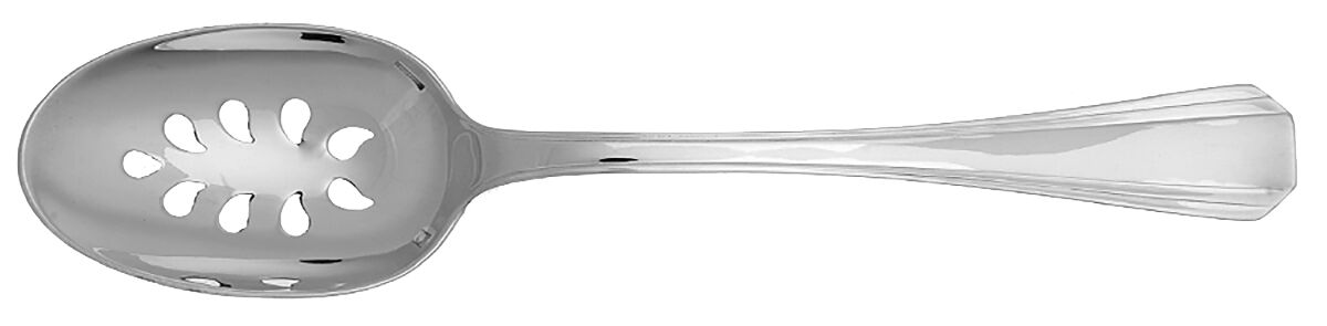 Palme (Stainless, Glossy) Pierced Tablespoon (Serving Spoon) HC by Christofle France-1