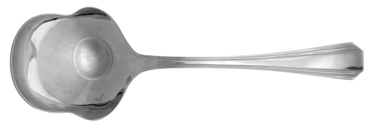 Palme (Stainless, Glossy) Boiled Potato Ladle, Solid Piece by Christofle France-1