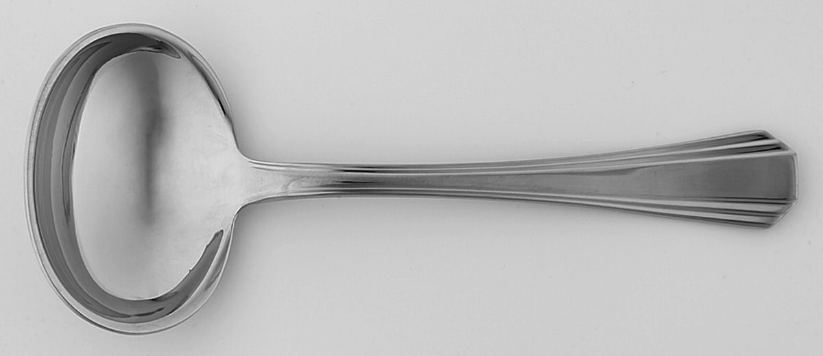 Palme (Stainless, Glossy) Solid Gravy Ladle by Christofle France-1