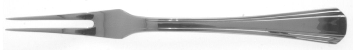Palme (Stainless, Glossy) Solid Snail/Cold Meat Fork by Christofle France-1