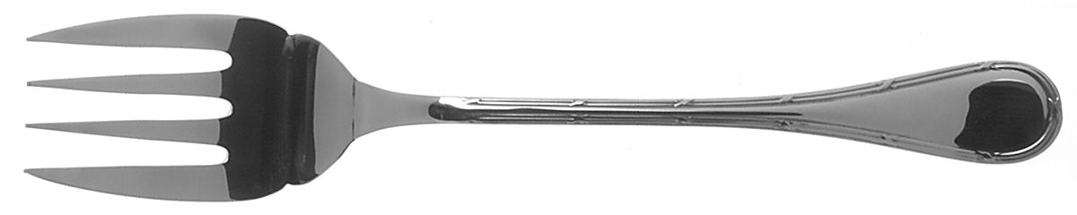 Pastorale (Stainless) Solid Serving Fork by Christofle France-1