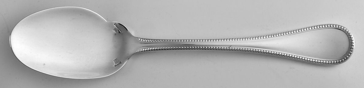 Perles (Silverplate, 1890) Individual Gravy Spoon by Christofle France-1