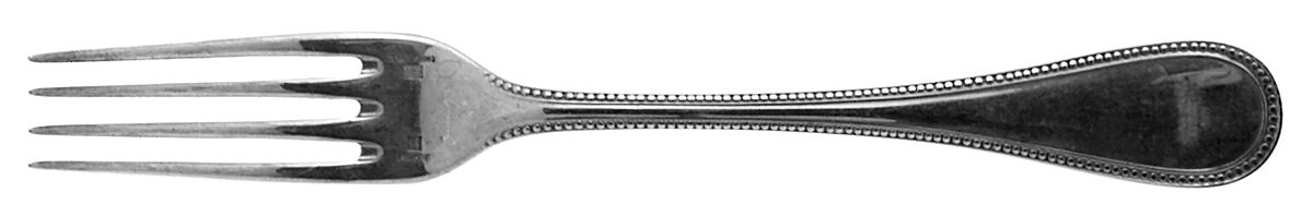 Perles (Silverplate, 1890) Fork by Christofle France-1