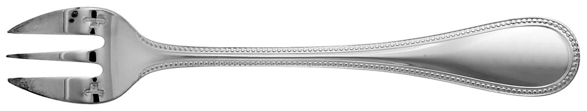 Perles (Silverplate, 1890) Cocktail/Seafood Fork by Christofle France-1