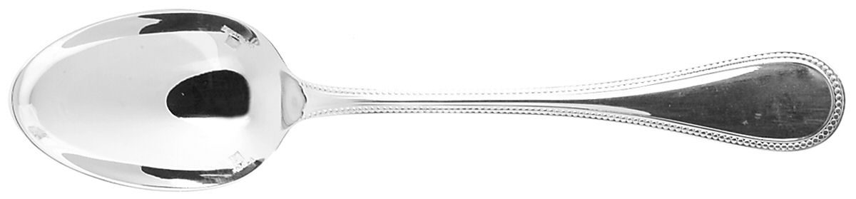 Perles (Silverplate, 1890) Five O'Clock Teaspoon by Christofle France-1
