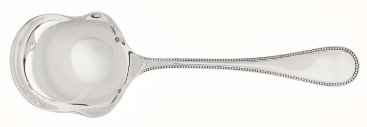 Perles (Sterling) Solid Vegetable Ladle by Christofle France-1