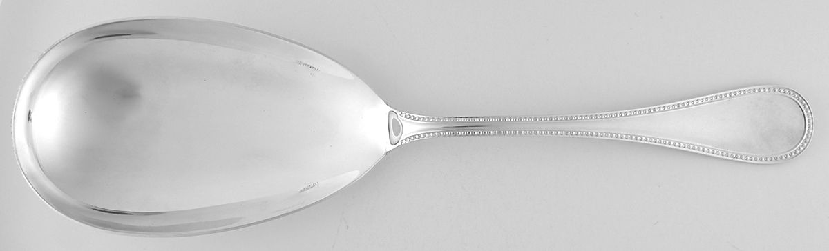 Perles (Sterling) Solid Rice/Potato Spoon by Christofle France-1