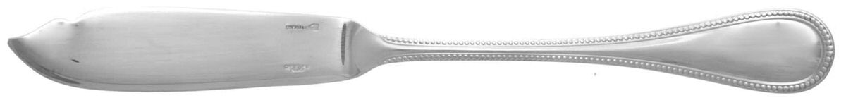Perles (Sterling) Individual Solid Fish Knife by Christofle France-1