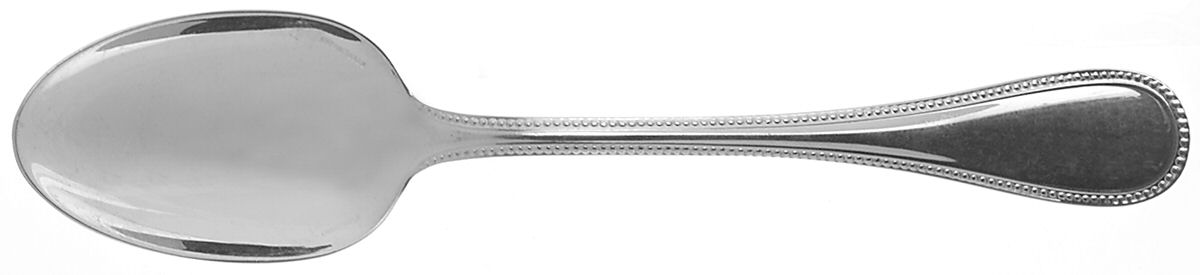Perles (Sterling) Place/Oval Soup Spoon by Christofle France-1
