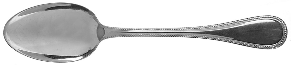 Perles (Sterling) European Place/Oval Soup Spoon by Christofle France-1