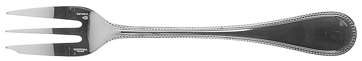 Perles (Sterling) Pastry Fork by Christofle France-1