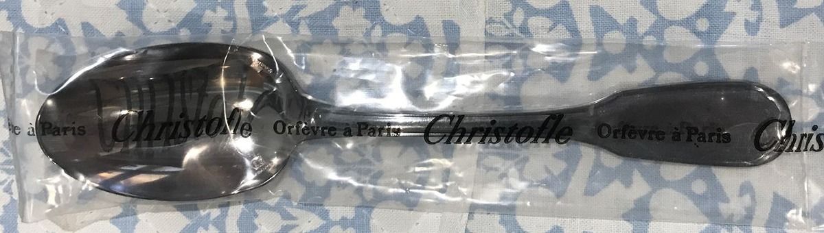 Plunir (Silverplate) Youth Spoon by Christofle France-1