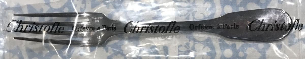 Plunir (Silverplate) Youth Fork by Christofle France-1