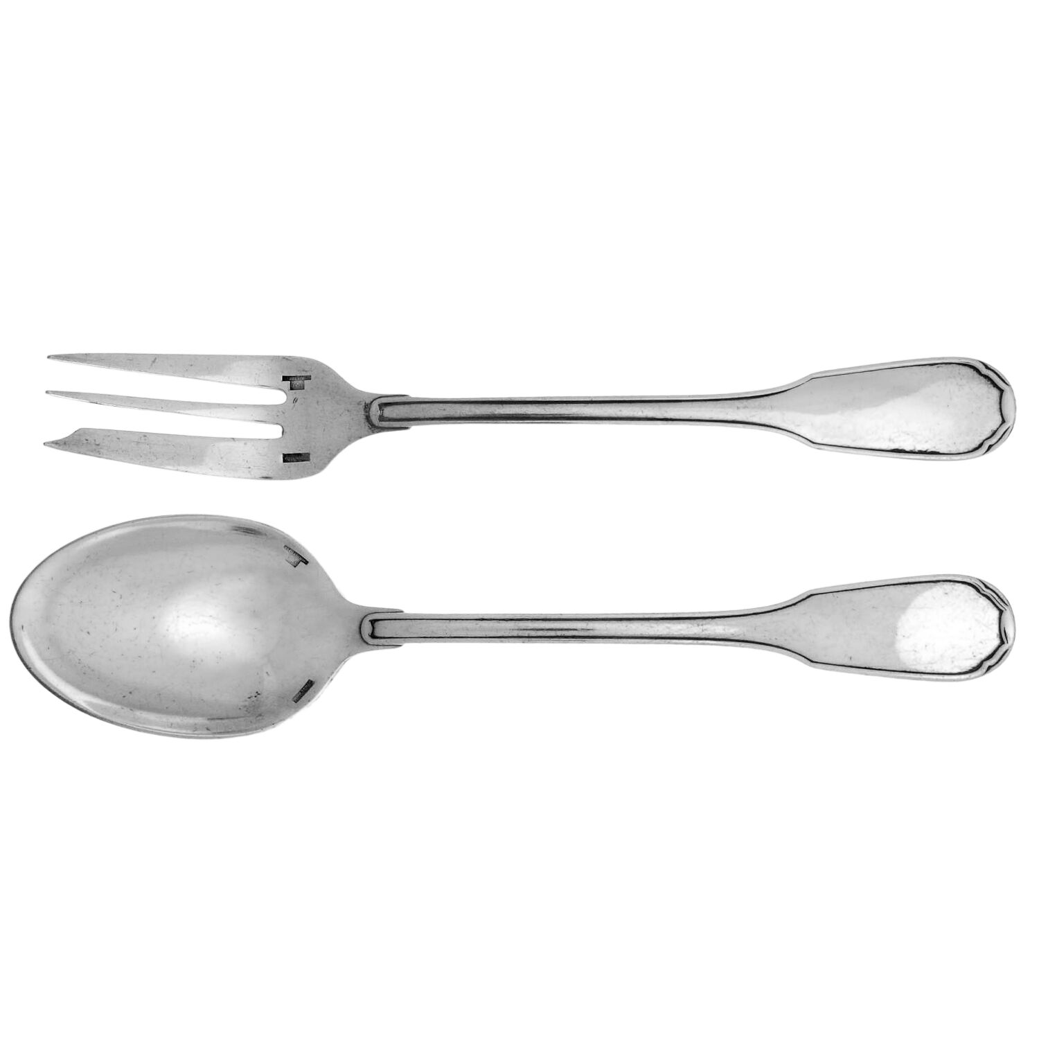 Plunir (Silverplate) Solid Serving Set by Christofle France-1