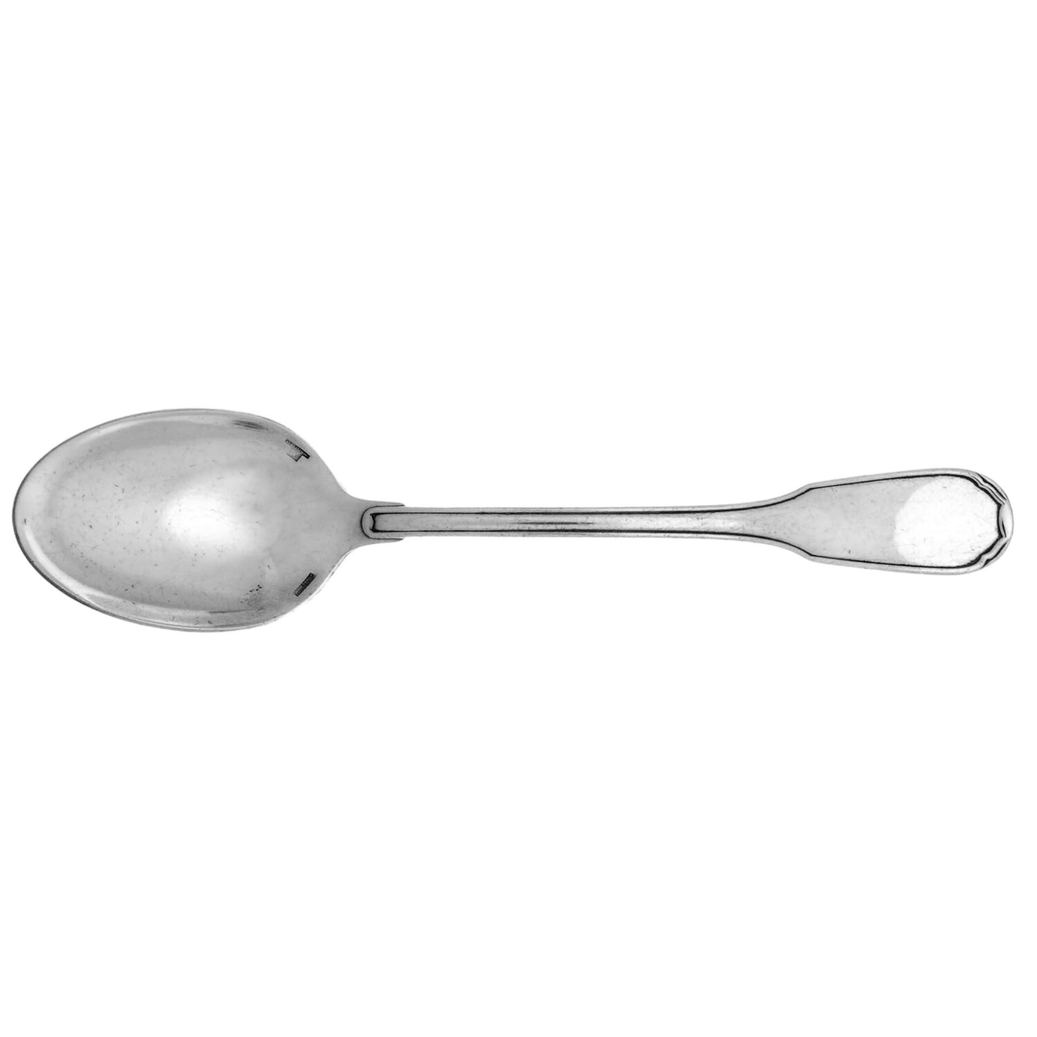 Plunir (Silverplate) Solid Serving Spoon by Christofle France-1